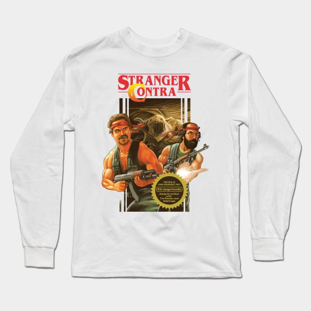 Stranger Contra Long Sleeve T-Shirt by BER